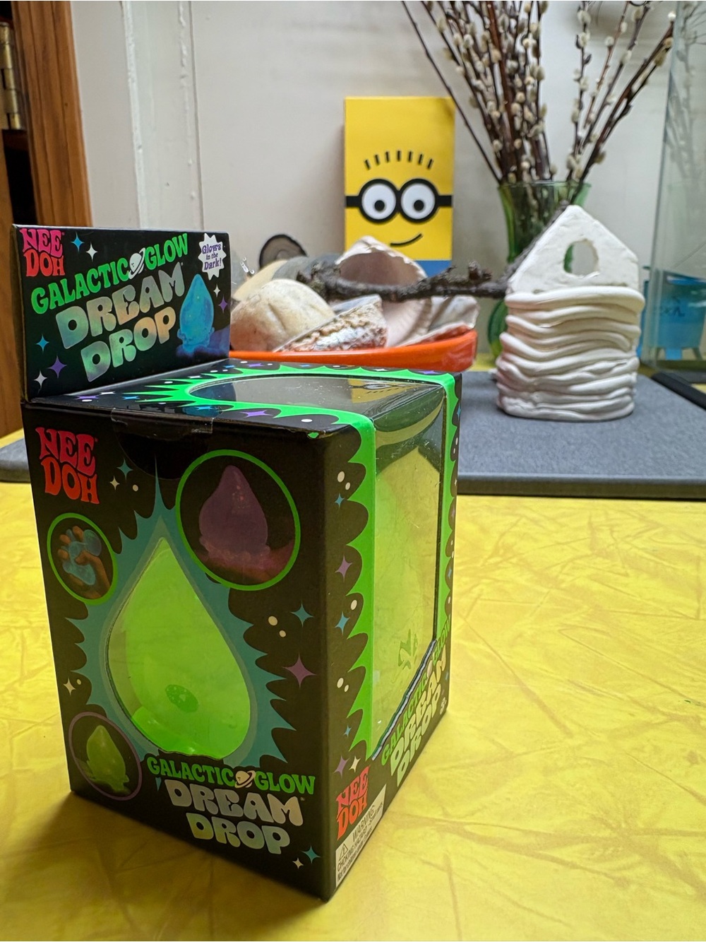 Needoh (Authentic Schylling) Galactic Glow Dream Drop in green